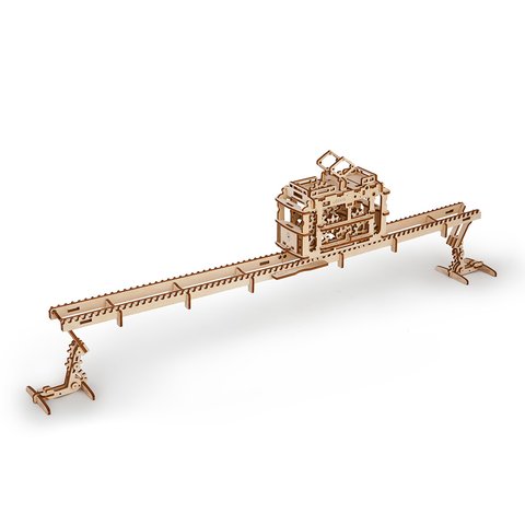 Механический 3D-пазл UGEARS Трамвайчик Превью 7