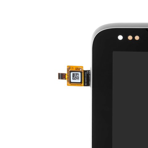 Дисплей для Lenovo IdeaTab A1000, сірий, з рамкою, Original Прев'ю 1