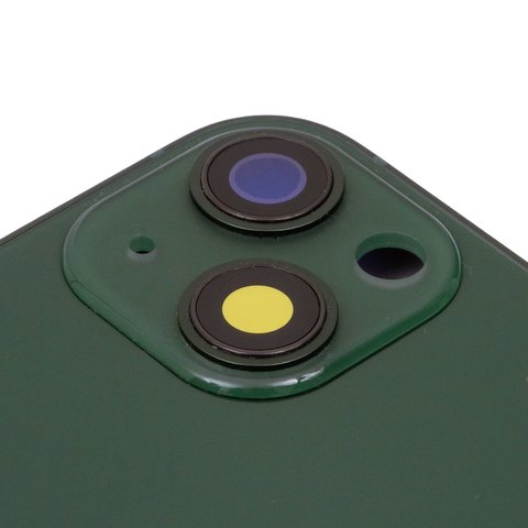 Корпус для iPhone 13, зелений, з тримачем SIM-карти, з боковими кнопками Прев'ю 1