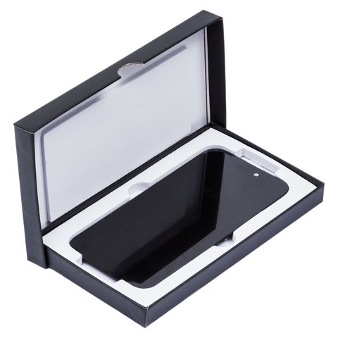 Дисплей для iPhone 15, черный, с рамкой, High Copy, без микросхемы, (OLED), GX OEM hard Превью 2