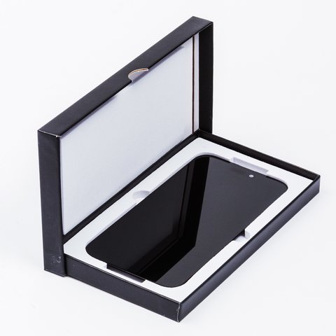 Дисплей для iPhone 15 Plus, черный, с рамкой, High Copy, (OLED), GX OEM hard Превью 2