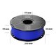 Філамент для 3D-принтера INSLOGIC MATTE PLA Blue, 1 кг Прев'ю 2