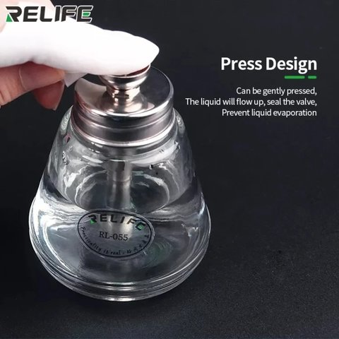 Баночка для рідини з дозатором RELIFE RL-055, 150 мл, для спирту Прев'ю 1