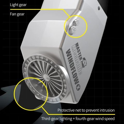 Вытяжка дыма Mechanic WindFlow X, с подсветкой, для микроскопа, 5V, 2A, Type-C Превью 3