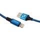 Cable USB Mechanic iData, USB tipo-A, Lightning, 100 cm, azul Vista previa  1