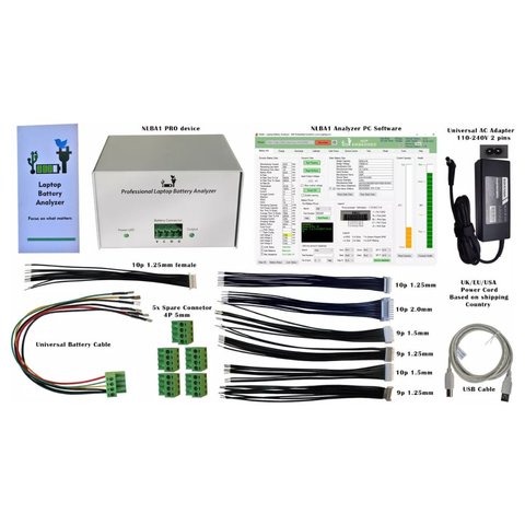 NLBA1 - Professional Laptop Battery Analyzer Preview 5
