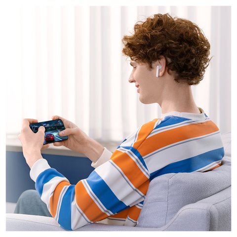 Auricular Baseus Bowie WX5, inalámbrica, blanco, con funda de carga, con cable, #A00051000213-00 Vista previa  3