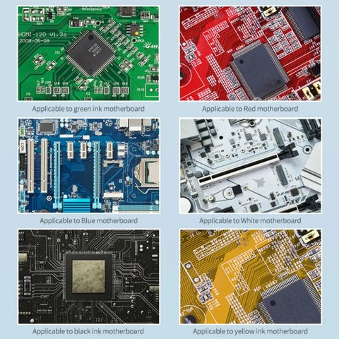 Máscara de soldadura Mechanic SU3, amarillo, 10 ml, UV Vista previa  6