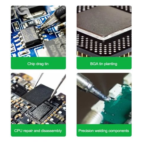 Fundente en pasta RELIFE F-21, con émbolo de plástico, sin estaño, libre de halógeno, 10 ml Vista previa  5