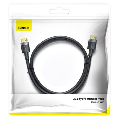 Кабель HDMI Baseus Cafule, HDMI, 2 м, черный, #CADKLF-F01 Превью 3