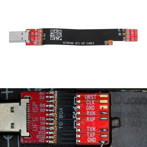 Адаптер ICFriend Easy UFS ISP для Flash64 Box та Z3X Easy Jtag Plus Box Прев'ю 1