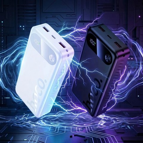 Power bank Hoco J154A, 20000 мАч, 22,5 Вт, черный, Quick Charge, Power Delivery (PD), #6942007660761 Превью 2